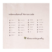 Gold Auntie Morse Code Bracelet, Custom Word for Nana Grandma, Birthday Gift for Her