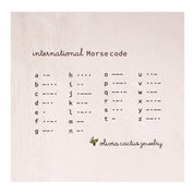 Let Them Morse Code Bracelet