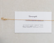 Let Them Morse Code Bracelet