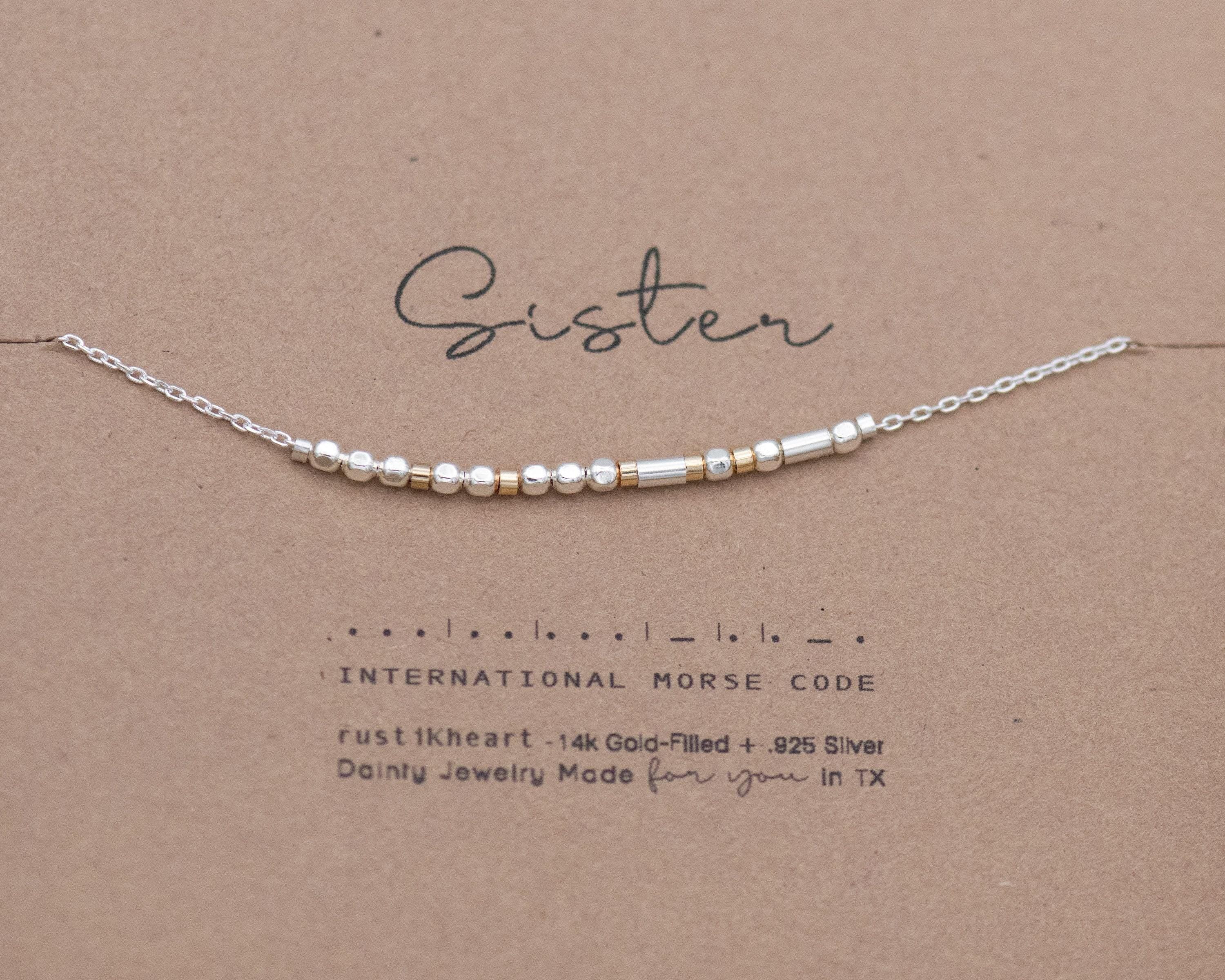 Philippians 4:6-7 Morse Code Necklace