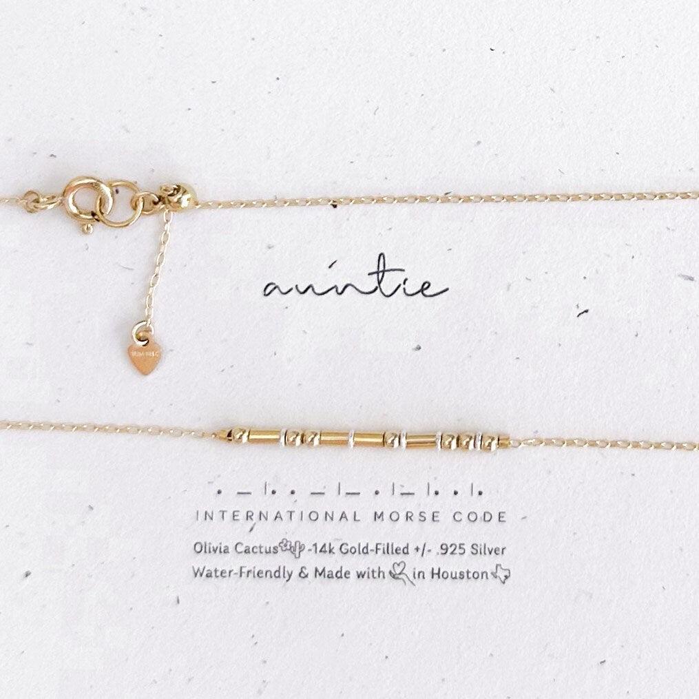 Psalms 27 Morse Code Necklace
