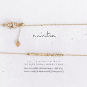 Psalms 27 Morse Code Necklace