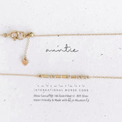 Psalms 27 Morse Code Necklace