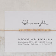 Philippians 4: 6-7 Morse Code Bracelet