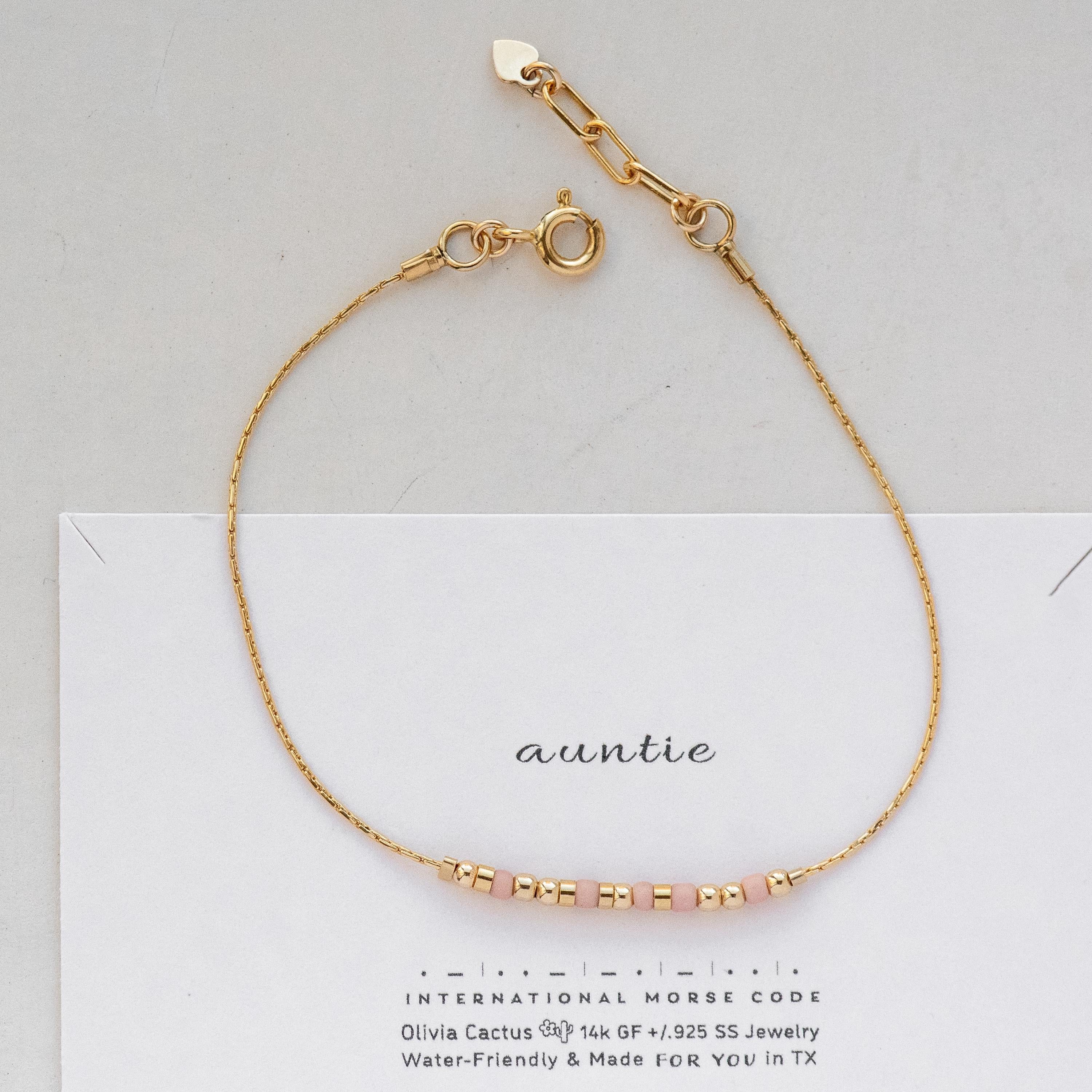 Philippians 4: 6-7 Morse Code Bracelet