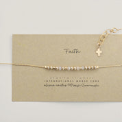 Isaiah 41:10 Morse Code Bracelet - Dainty 14K Gold & Silver Jewelry by Olivia Cactus