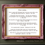 Isaiah 41:10 Morse Code Bracelet - Dainty 14K Gold & Silver Jewelry by Olivia Cactus