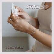 Isaiah 43:18 - 19 Morse Code Bracelet - Dainty 14K Gold & Silver Jewelry by Olivia Cactus