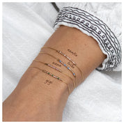 Let Them Morse Code Bracelet - Dainty 14K Gold & Silver Jewelry by Olivia Cactus