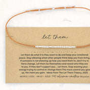 Let Them Morse Code Bracelet - Dainty 14K Gold & Silver Jewelry by Olivia Cactus