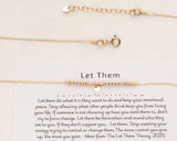 Let Them Morse Code Necklace