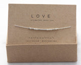 Love Morse Code Bracelet