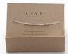 Love Bracelet Silver - Elle Morse and Dainty Jewelry by Olivia Cactus