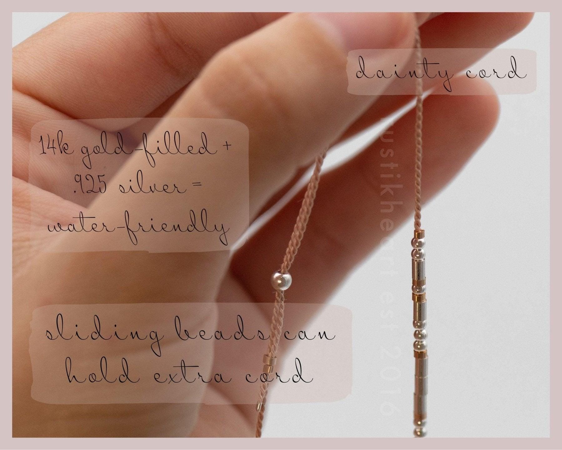 Loved Morse Code Bracelet - Dainty 14K Gold & Silver Jewelry by Olivia Cactus