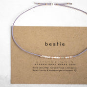 Loved Morse Code Bracelet - Dainty 14K Gold & Silver Jewelry by Olivia Cactus