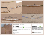 Loved Morse Code Bracelet - Dainty 14K Gold & Silver Jewelry by Olivia Cactus