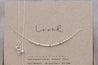 Loved Necklace Silver - Mila Morse and Dainty Jewelry by Olivia Cactus