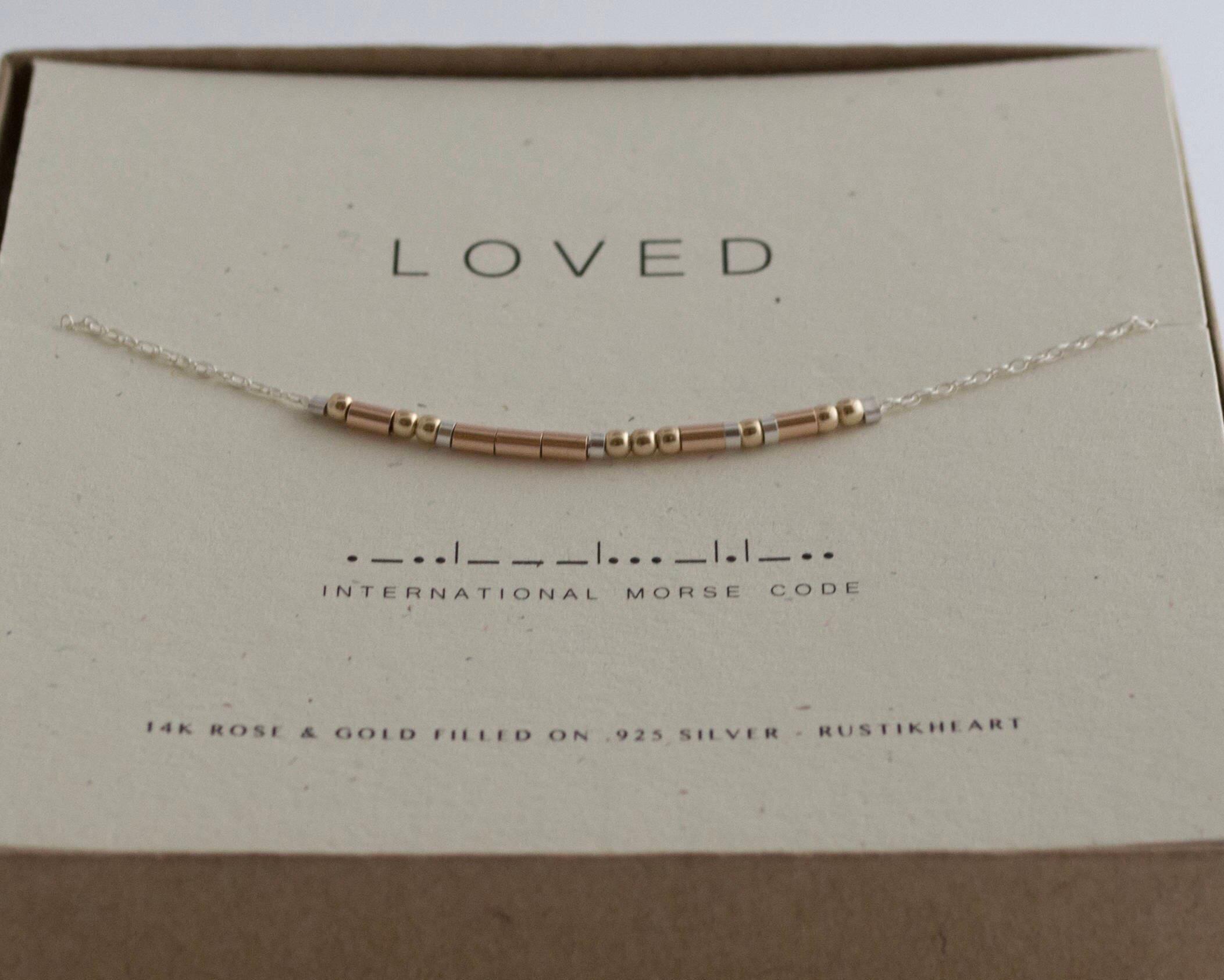 Loved Necklace ilver - Tori Morse and Dainty Jewelry by Olivia Cactus