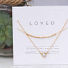 Loved Necklace Gold - Lola Morse and Dainty Jewelry by Olivia Cactus