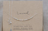 Loved Necklace Silver - Mila Morse and Dainty Jewelry by Olivia Cactus