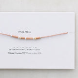 Mama Morse Code Bracelet