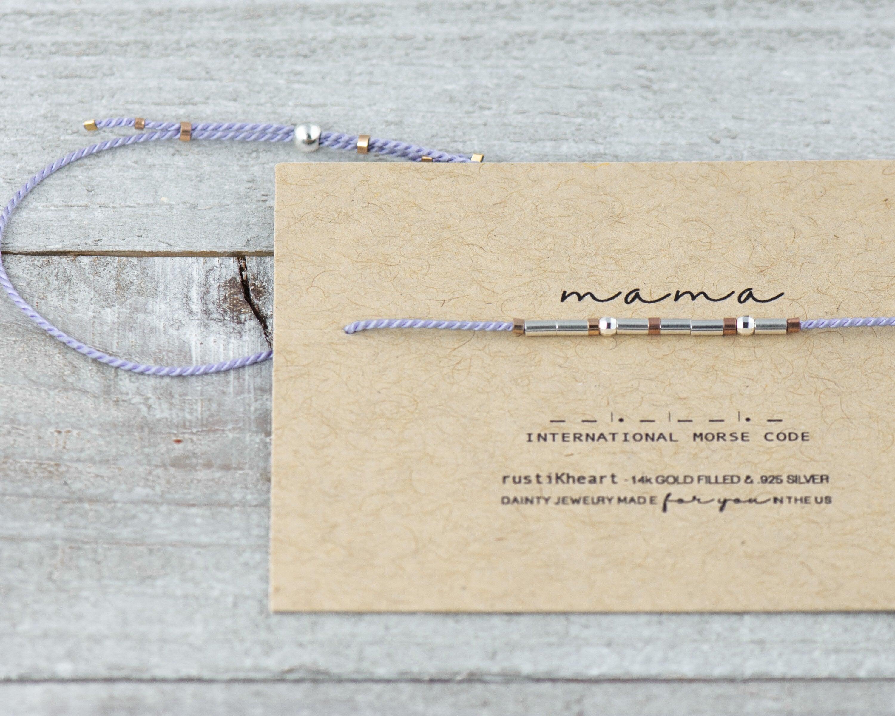 Mama Bracelet - Zoe Morse and Dainty Jewelry by Olivia Cactus