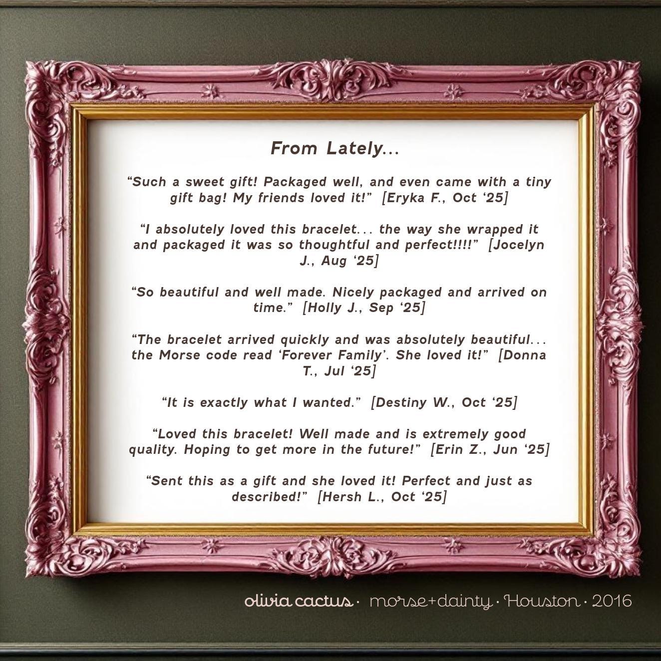 Matthew 11:28 Morse Code Bracelet - Dainty 14K Gold & Silver Jewelry by Olivia Cactus