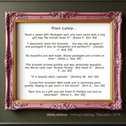 Matthew 11:28 Morse Code Bracelet - Dainty 14K Gold & Silver Jewelry by Olivia Cactus