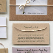 Matthew 11:28 Morse Code Bracelet - Dainty 14K Gold & Silver Jewelry by Olivia Cactus
