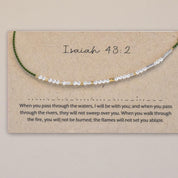 Matthew 11:28 Morse Code Bracelet - Dainty 14K Gold & Silver Jewelry by Olivia Cactus