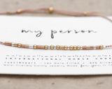 My Person Morse Code Bracelet