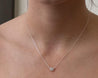 Nasreen Necklace, Silver Morse and Dainty Jewelry by Olivia Cactus