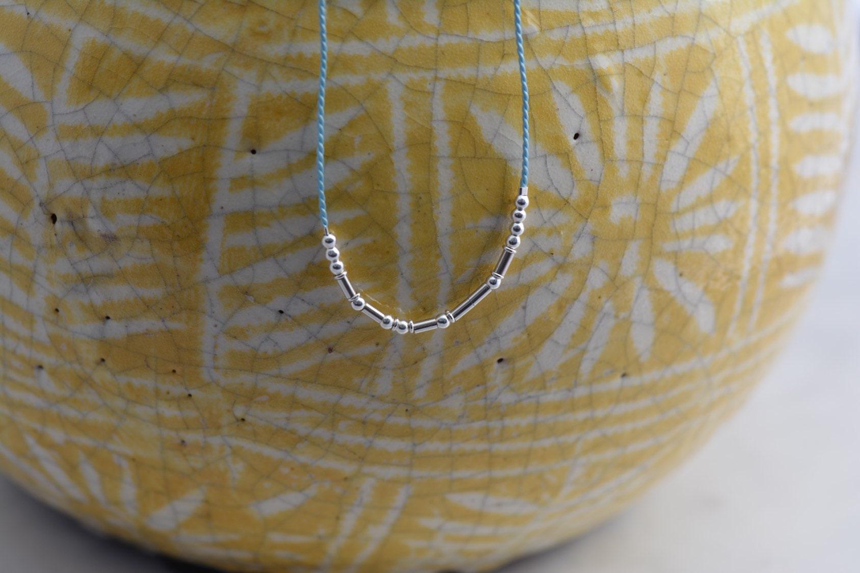 Ohana Morse Code Bracelet - Dainty 14K Gold & Silver Jewelry by Olivia Cactus