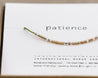 Patience Necklace on Green Cord - Mely Morse and Dainty Jewelry by Olivia Cactus