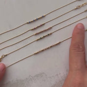 Let Them Morse Code Bracelet