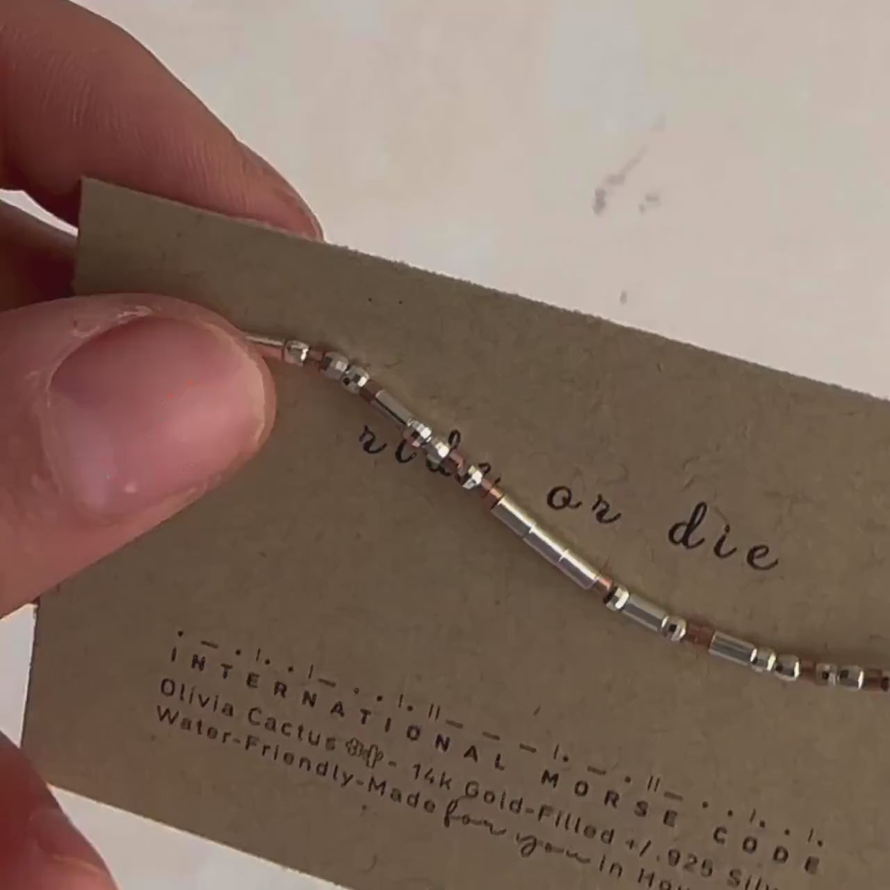 Bestie Morse Code Bracelet