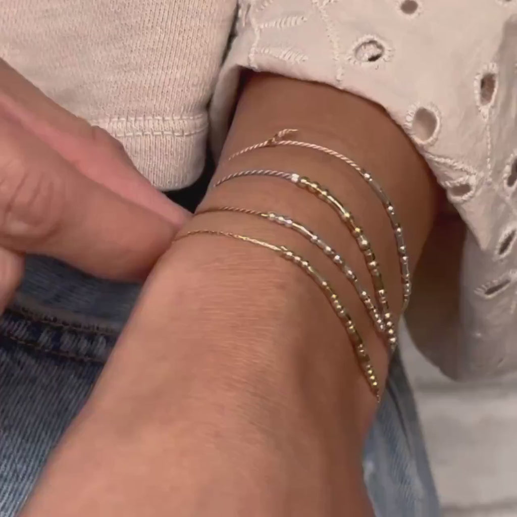 Godmother Morse Code Bracelet