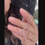 Rose Gold Friendship Morse Bracelet