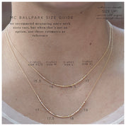Psalms 27 Morse Code Necklace - Dainty 14K Gold & Silver Jewelry by Olivia Cactus