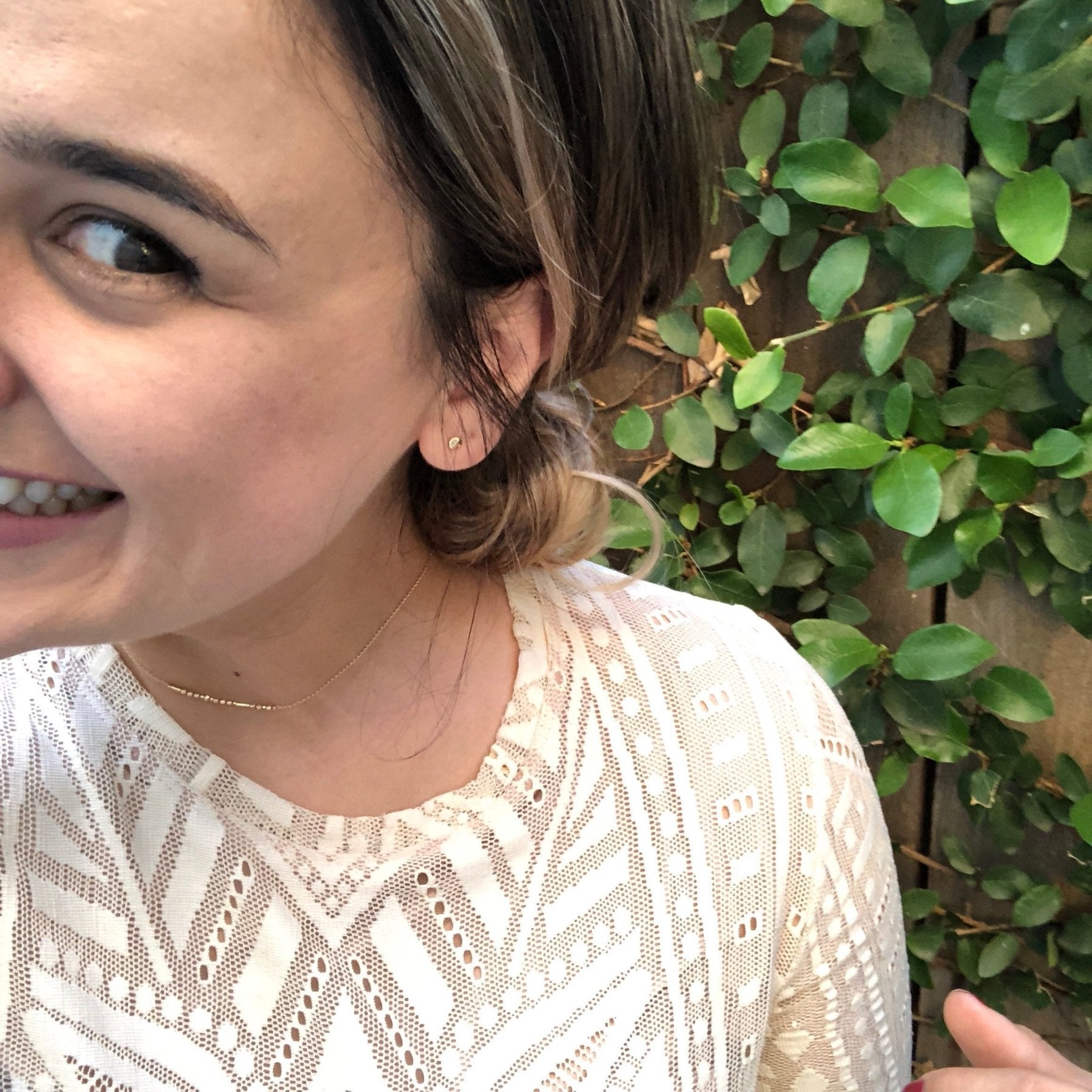 Ride Or Die Morse Code Necklace - Dainty 14K Gold & Silver Jewelry by Olivia Cactus