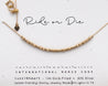 Ride Or Die Morse Code Necklace Morse and Dainty Jewelry by Olivia Cactus