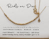 Ride Or Die Morse Code Necklace Morse and Dainty Jewelry by Olivia Cactus