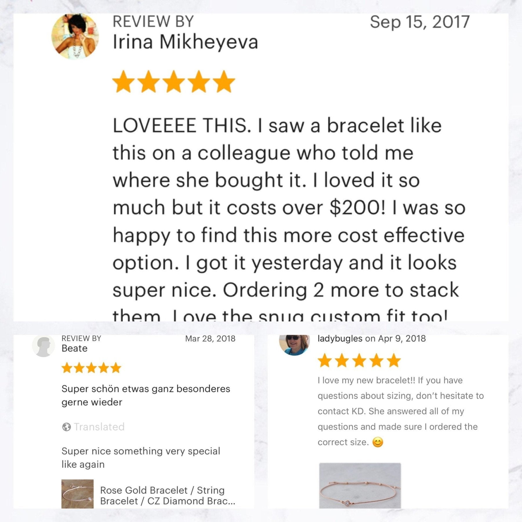 Rose Gold 81B on Silk - Dainty 14K Gold & Silver Jewelry by Olivia Cactus