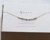 Thick and Thin Morse Code Necklace Morse and Dainty Jewelry by Olivia Cactus