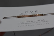 Rose Thin, SS Tiny Hoop Morse and Dainty Jewelry by Olivia Cactus