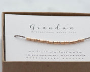 Rose Thin, SS Tiny Hoop Morse and Dainty Jewelry by Olivia Cactus