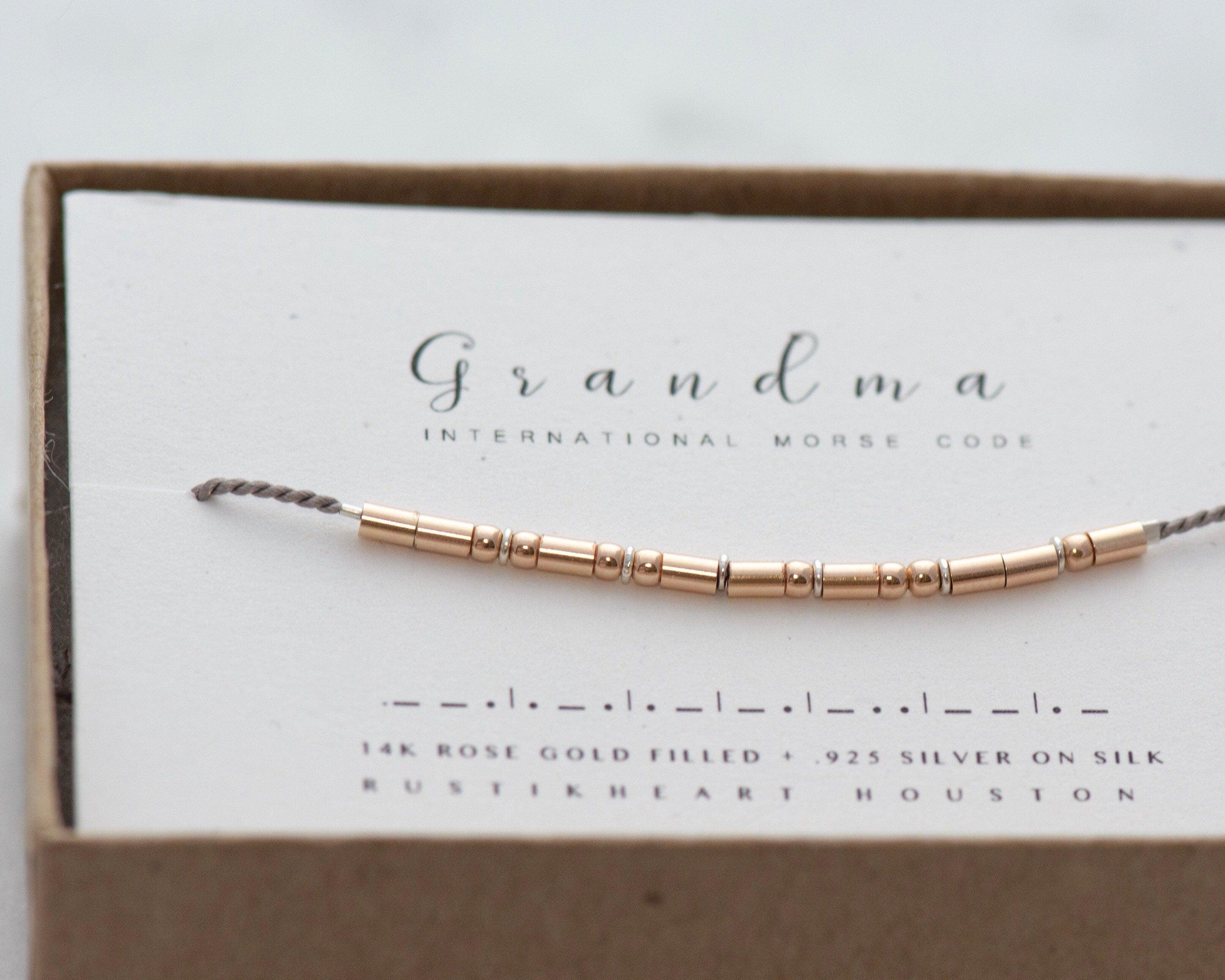 Rose Thin, SS Tiny Hoop Morse and Dainty Jewelry by Olivia Cactus