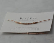 Rose Thin, SS Tiny Hoop Morse and Dainty Jewelry by Olivia Cactus
