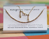 Run Your Own Race Morse Code Necklace Morse and Dainty Jewelry by Olivia Cactus