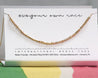 Run Your Own Race Morse Code Necklace Morse and Dainty Jewelry by Olivia Cactus